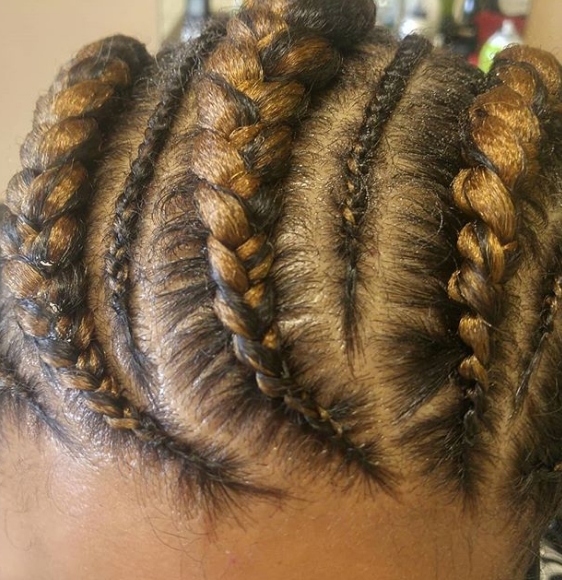 African hair braiding style